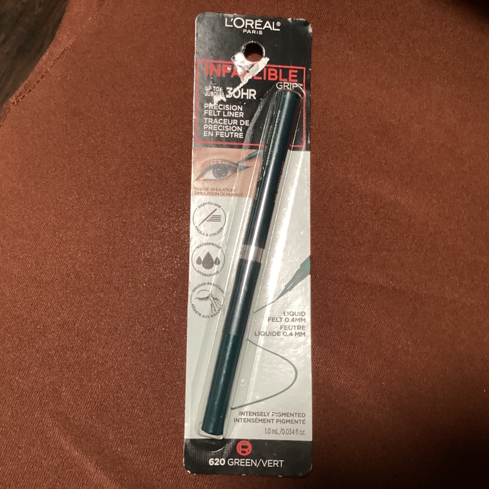 Loreal Paris Infallible Liquid Eyeliner 620 Green/Vert New 1.0 ml/0.034 fl oz